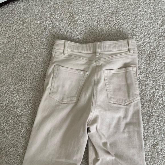 Aritzia Wilfred Free cream straight leg pants - Picture 5 of 8